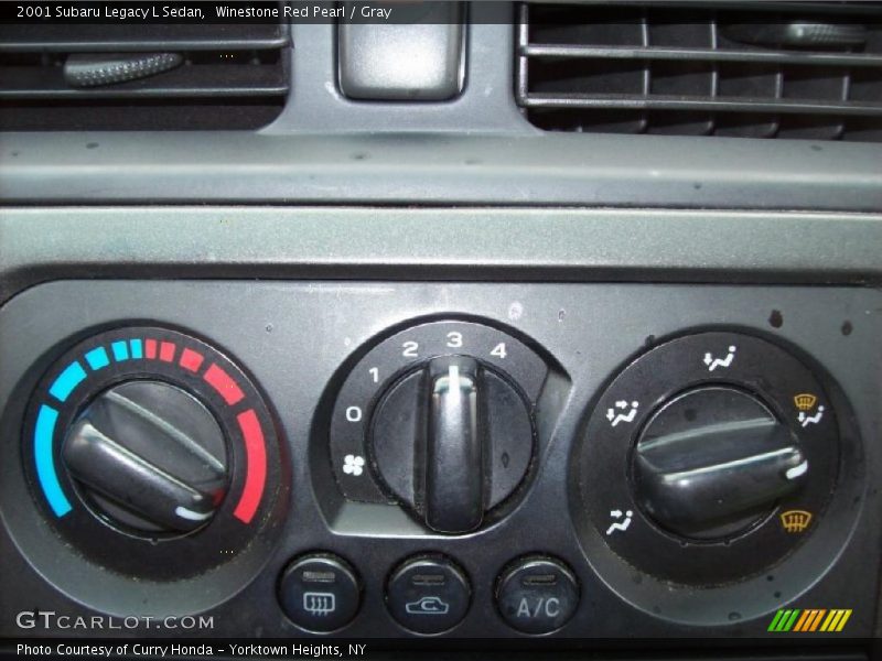 Winestone Red Pearl / Gray 2001 Subaru Legacy L Sedan