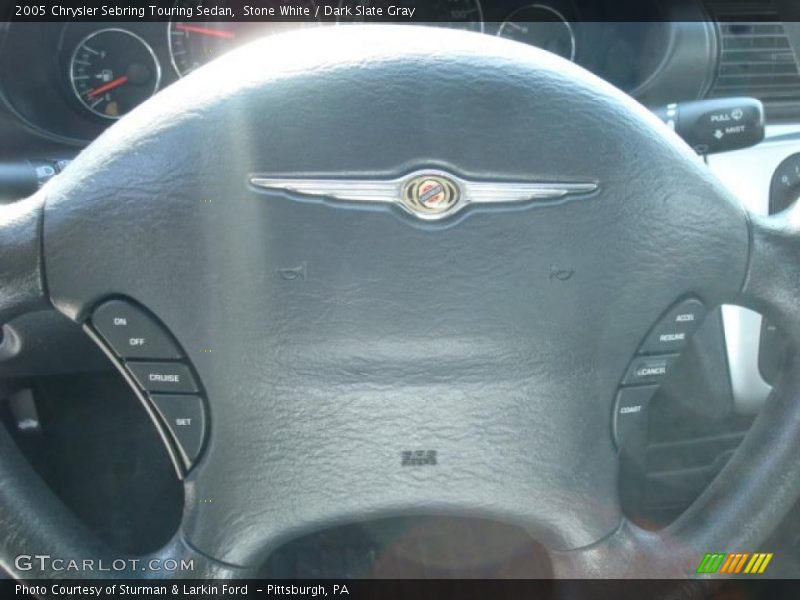 Stone White / Dark Slate Gray 2005 Chrysler Sebring Touring Sedan