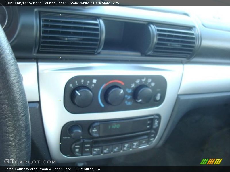 Stone White / Dark Slate Gray 2005 Chrysler Sebring Touring Sedan