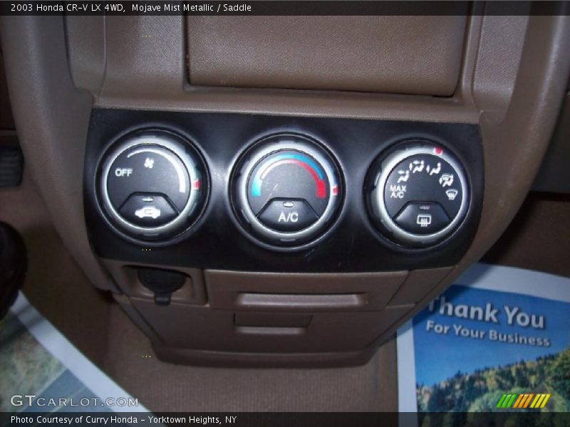 Mojave Mist Metallic / Saddle 2003 Honda CR-V LX 4WD