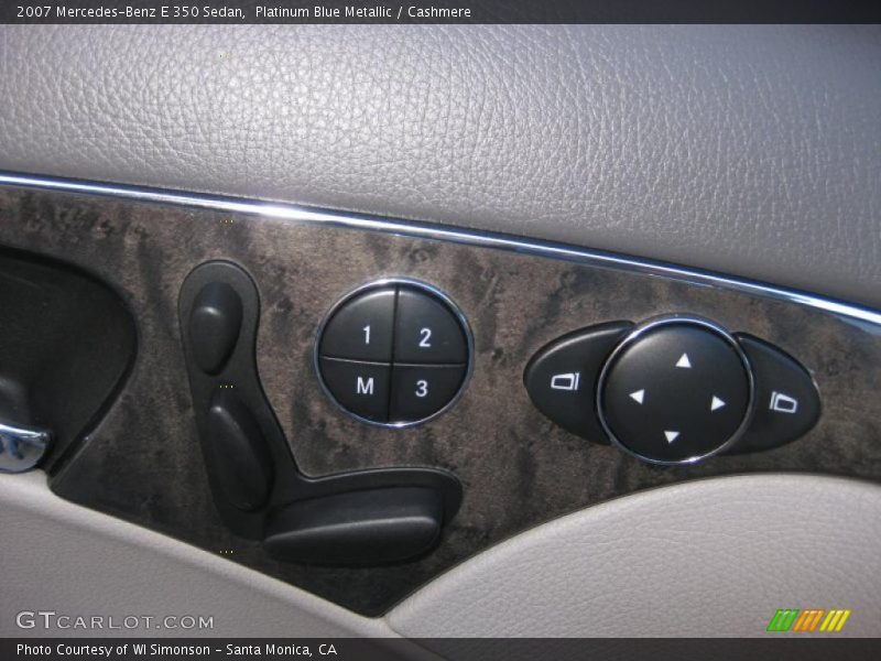 Platinum Blue Metallic / Cashmere 2007 Mercedes-Benz E 350 Sedan