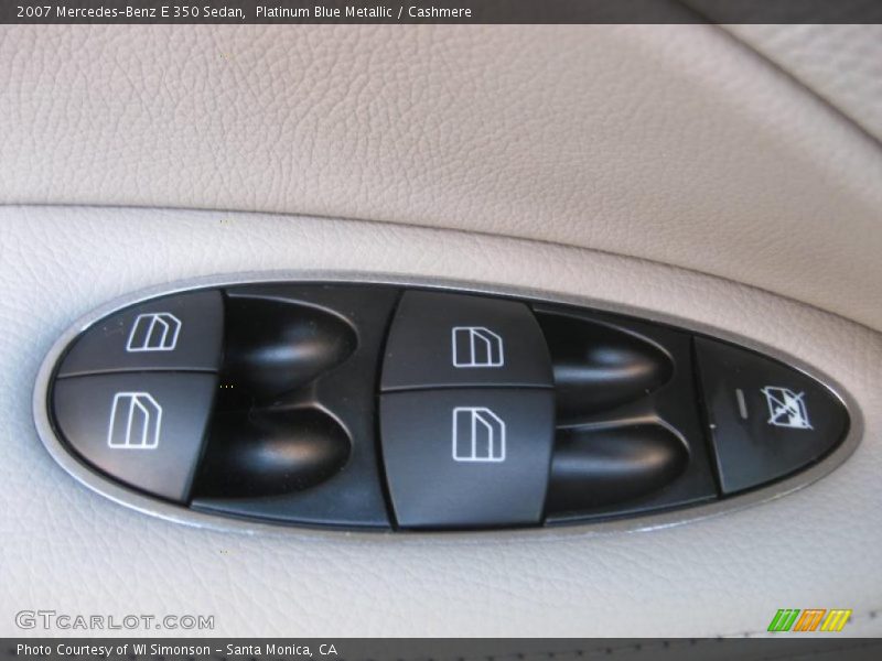 Platinum Blue Metallic / Cashmere 2007 Mercedes-Benz E 350 Sedan