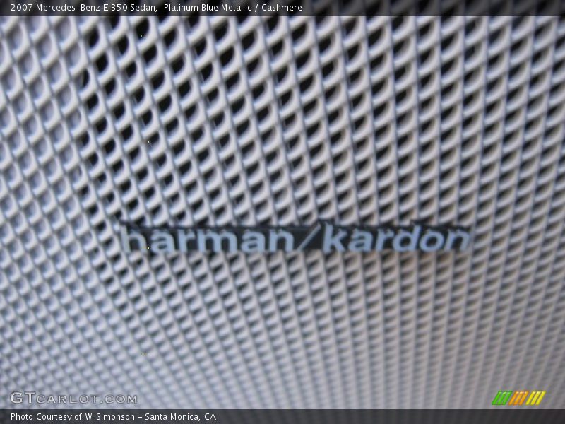 Platinum Blue Metallic / Cashmere 2007 Mercedes-Benz E 350 Sedan