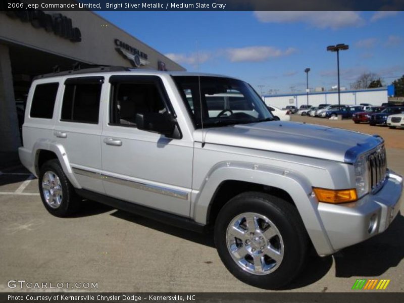 Bright Silver Metallic / Medium Slate Gray 2006 Jeep Commander Limited