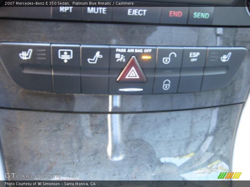 Platinum Blue Metallic / Cashmere 2007 Mercedes-Benz E 350 Sedan