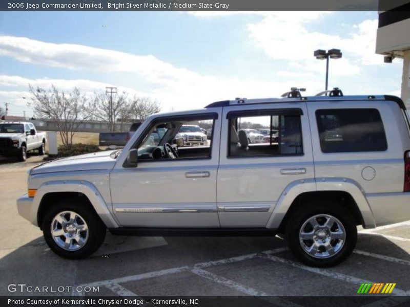 Bright Silver Metallic / Medium Slate Gray 2006 Jeep Commander Limited