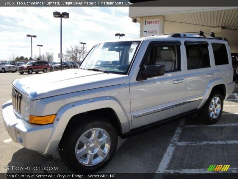 Bright Silver Metallic / Medium Slate Gray 2006 Jeep Commander Limited