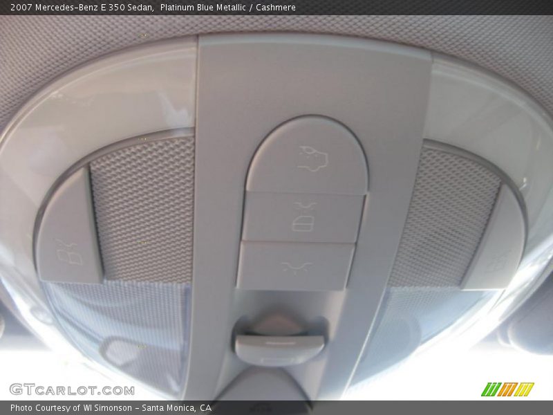 Platinum Blue Metallic / Cashmere 2007 Mercedes-Benz E 350 Sedan