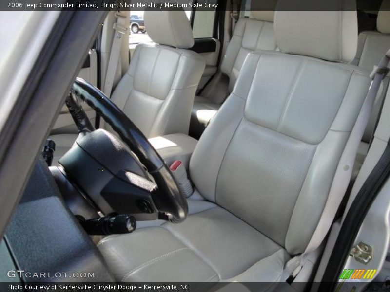 Bright Silver Metallic / Medium Slate Gray 2006 Jeep Commander Limited