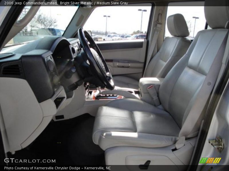 Bright Silver Metallic / Medium Slate Gray 2006 Jeep Commander Limited