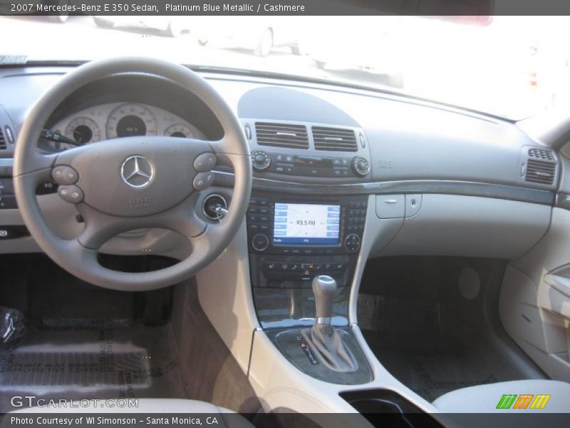 Platinum Blue Metallic / Cashmere 2007 Mercedes-Benz E 350 Sedan