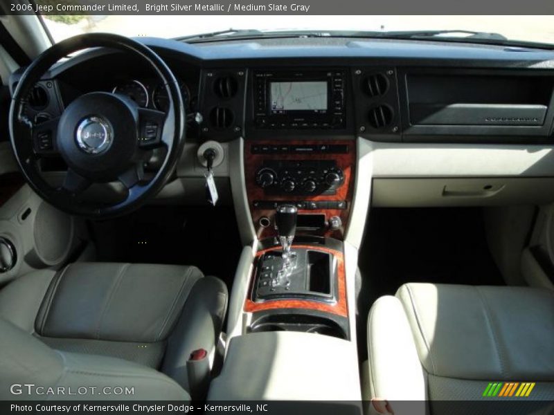 Bright Silver Metallic / Medium Slate Gray 2006 Jeep Commander Limited