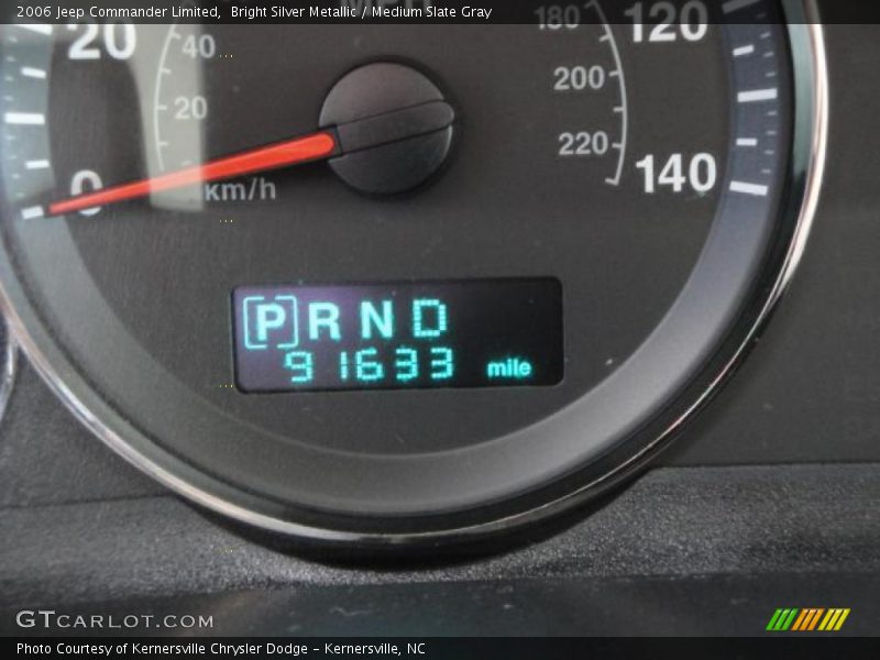 Bright Silver Metallic / Medium Slate Gray 2006 Jeep Commander Limited
