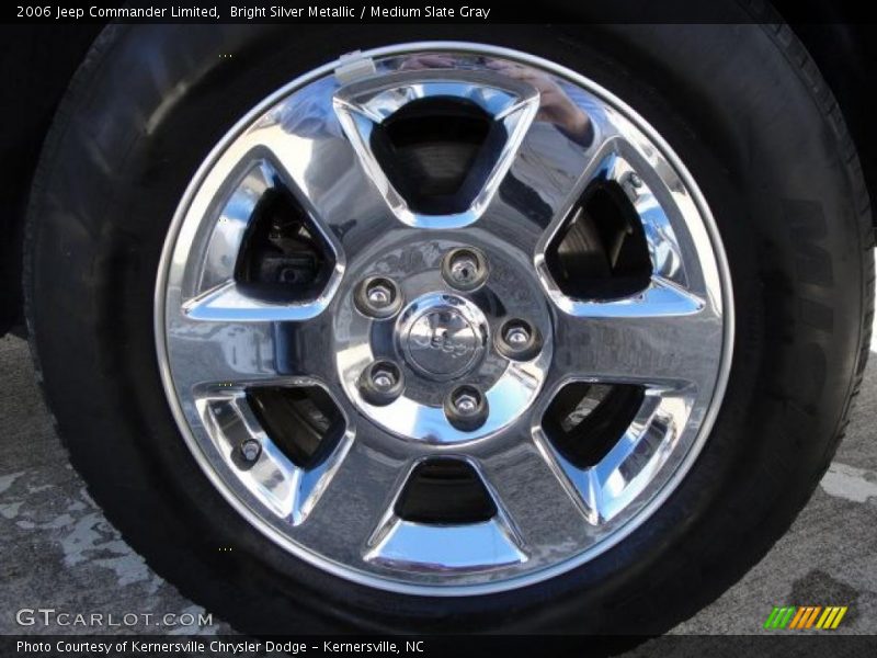 Bright Silver Metallic / Medium Slate Gray 2006 Jeep Commander Limited