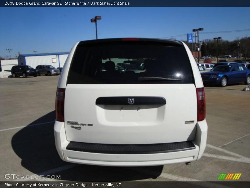 Stone White / Dark Slate/Light Shale 2008 Dodge Grand Caravan SE