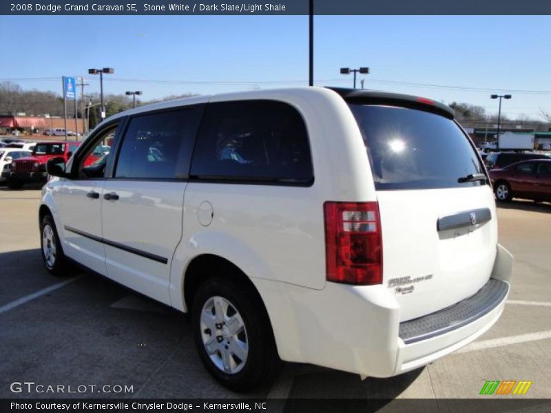 Stone White / Dark Slate/Light Shale 2008 Dodge Grand Caravan SE