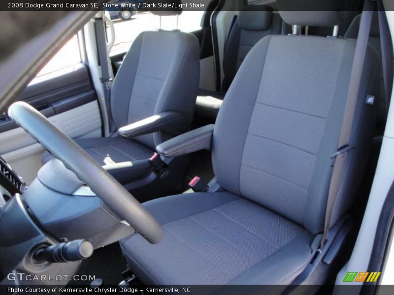 Stone White / Dark Slate/Light Shale 2008 Dodge Grand Caravan SE