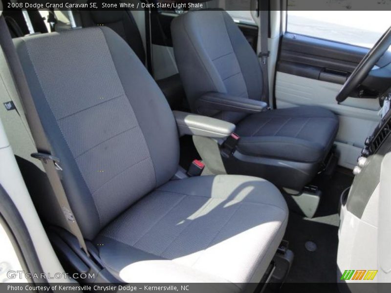 Stone White / Dark Slate/Light Shale 2008 Dodge Grand Caravan SE