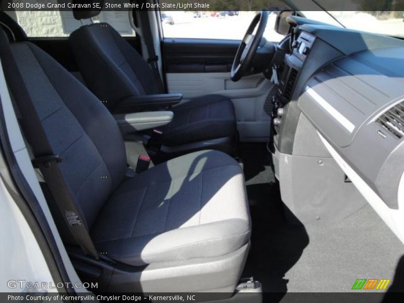 Stone White / Dark Slate/Light Shale 2008 Dodge Grand Caravan SE