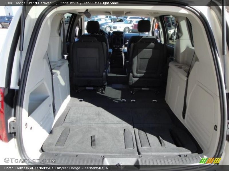 Stone White / Dark Slate/Light Shale 2008 Dodge Grand Caravan SE