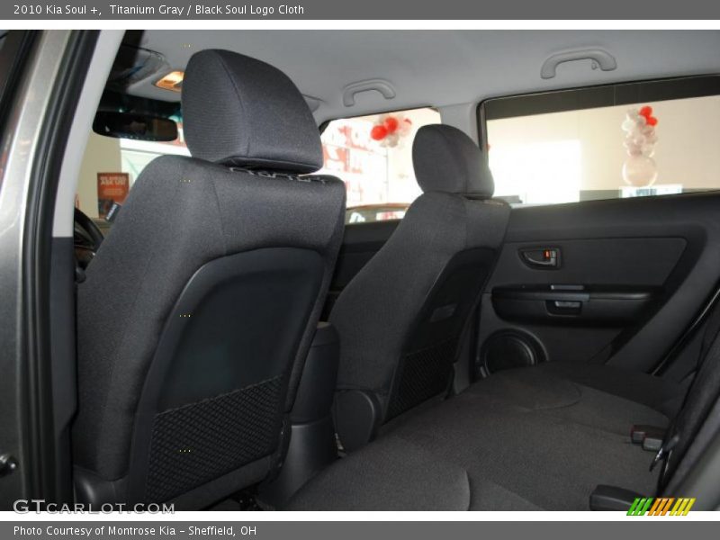 Titanium Gray / Black Soul Logo Cloth 2010 Kia Soul +