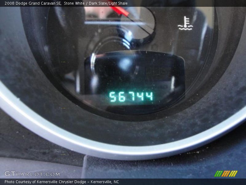 Stone White / Dark Slate/Light Shale 2008 Dodge Grand Caravan SE