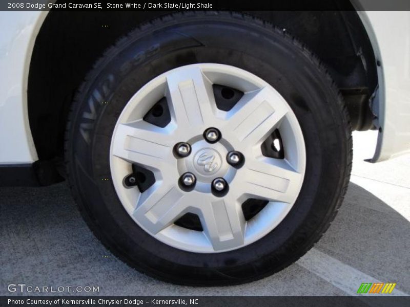 Stone White / Dark Slate/Light Shale 2008 Dodge Grand Caravan SE
