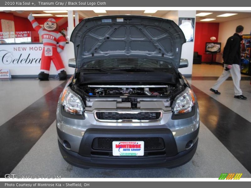 Titanium Gray / Black Soul Logo Cloth 2010 Kia Soul +