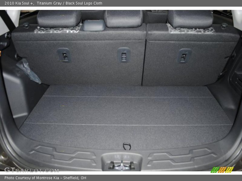 Titanium Gray / Black Soul Logo Cloth 2010 Kia Soul +
