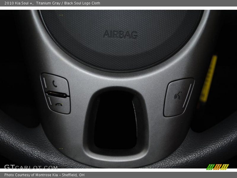 Titanium Gray / Black Soul Logo Cloth 2010 Kia Soul +