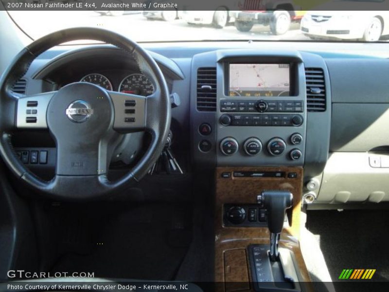 Avalanche White / Graphite 2007 Nissan Pathfinder LE 4x4