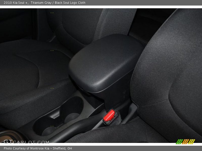 Titanium Gray / Black Soul Logo Cloth 2010 Kia Soul +