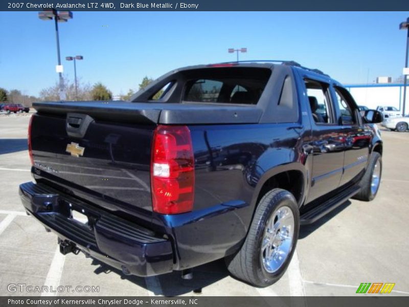 Dark Blue Metallic / Ebony 2007 Chevrolet Avalanche LTZ 4WD
