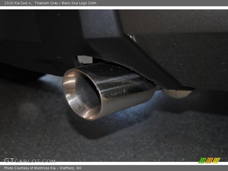 Titanium Gray / Black Soul Logo Cloth 2010 Kia Soul +