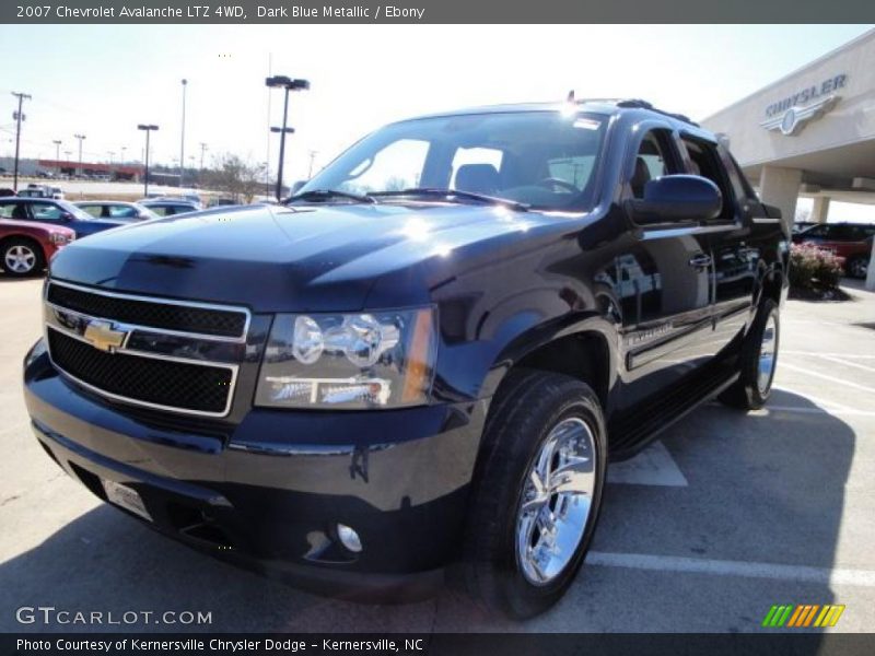 Dark Blue Metallic / Ebony 2007 Chevrolet Avalanche LTZ 4WD
