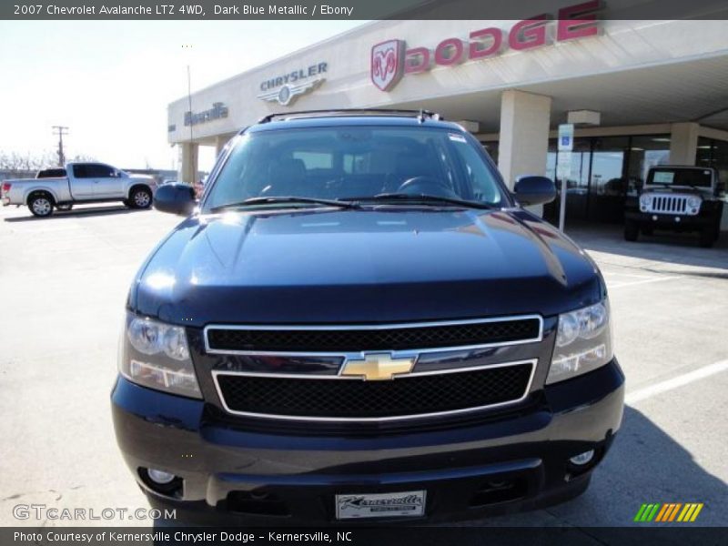 Dark Blue Metallic / Ebony 2007 Chevrolet Avalanche LTZ 4WD