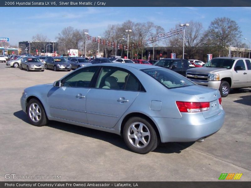 Silver Blue Metallic / Gray 2006 Hyundai Sonata LX V6