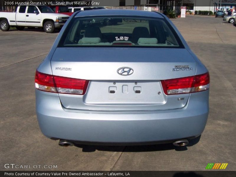 Silver Blue Metallic / Gray 2006 Hyundai Sonata LX V6
