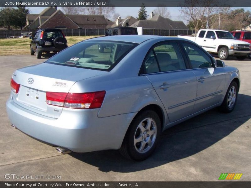 Silver Blue Metallic / Gray 2006 Hyundai Sonata LX V6