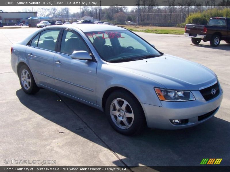 Silver Blue Metallic / Gray 2006 Hyundai Sonata LX V6