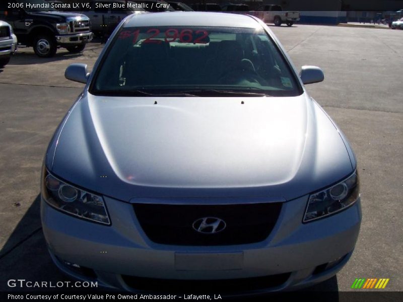 Silver Blue Metallic / Gray 2006 Hyundai Sonata LX V6