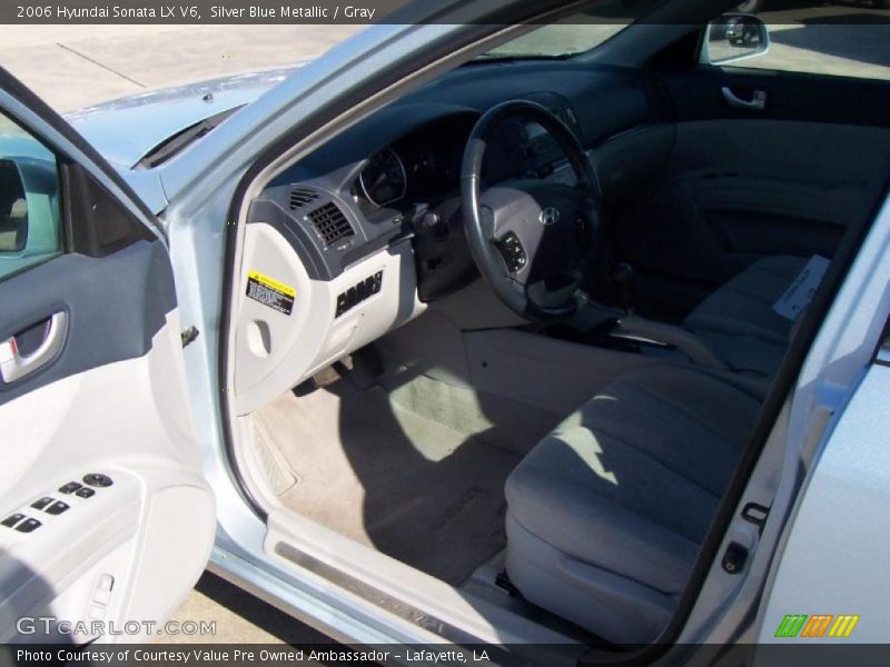 Silver Blue Metallic / Gray 2006 Hyundai Sonata LX V6