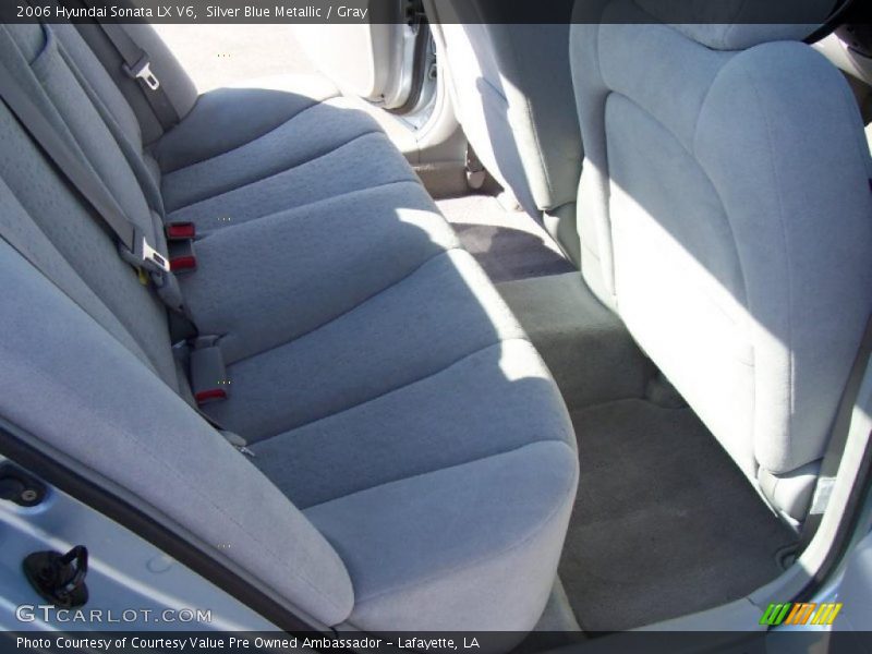 Silver Blue Metallic / Gray 2006 Hyundai Sonata LX V6