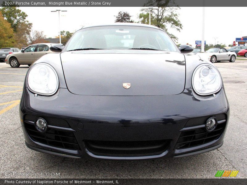 Midnight Blue Metallic / Stone Grey 2007 Porsche Cayman