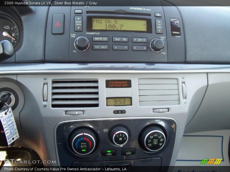 Silver Blue Metallic / Gray 2006 Hyundai Sonata LX V6