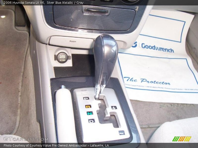 Silver Blue Metallic / Gray 2006 Hyundai Sonata LX V6