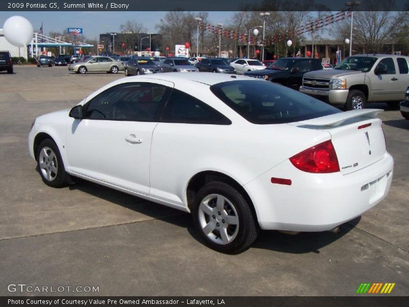 Summit White / Ebony 2009 Pontiac G5