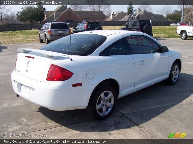 Summit White / Ebony 2009 Pontiac G5