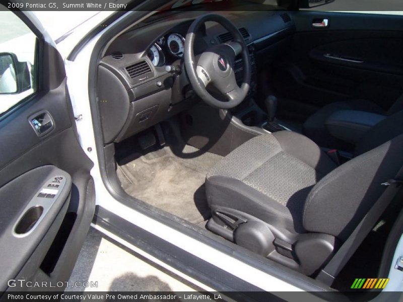 Summit White / Ebony 2009 Pontiac G5
