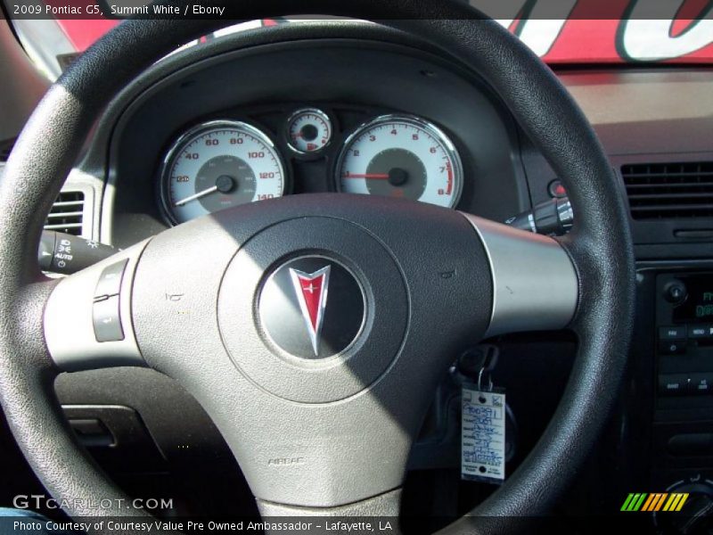 Summit White / Ebony 2009 Pontiac G5